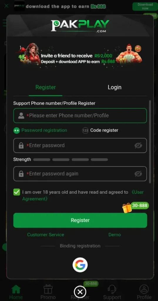 PAKPLAY Game 